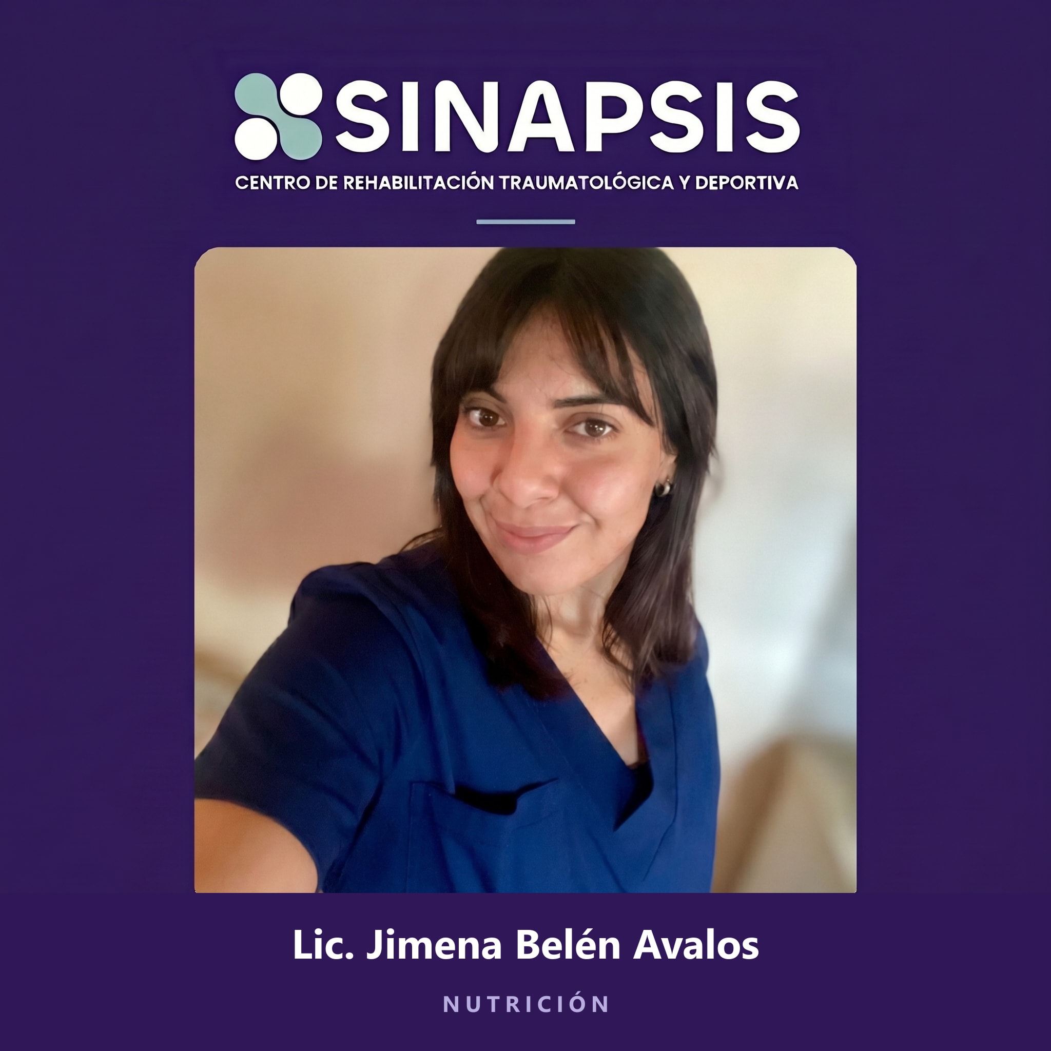 Jimena Belén Avalos — Nutrición clínica y Nutrición deportiva